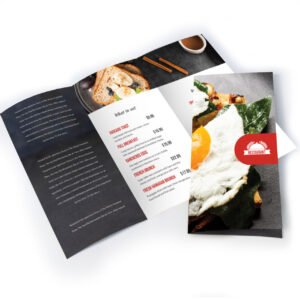 Folded Brochure Creative Design and Type Set Service