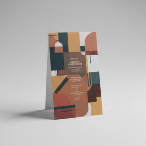 4 x 6 Table Tents (Flat Size 4×16)