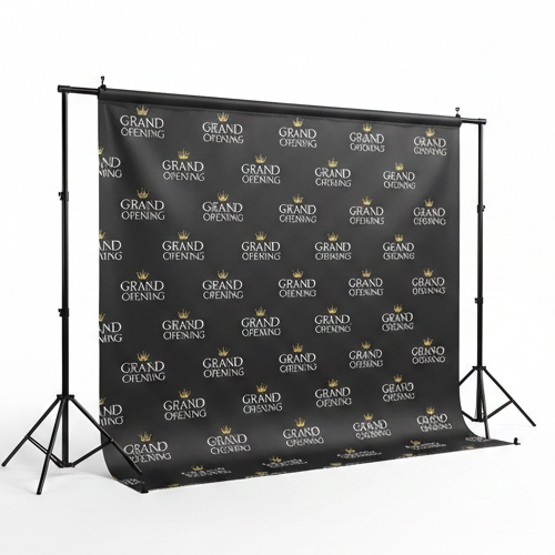 Fabric backdrop Step & Repeat