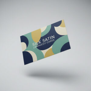 Silk Satin Laminated Business Cards