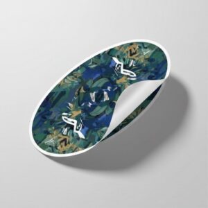 3.25 X 7.5 Oval Sticker