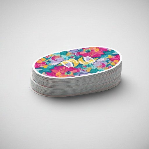 2.5 X 3 Oval Sticker - Image 2