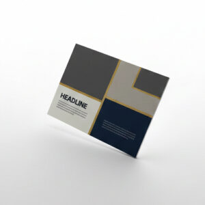 Raised Foil Suede Postcards