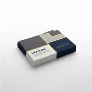 Raised Foil Suede Postcards