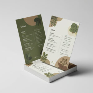 14pt Uncoated Business Cards (Same Day Rush)