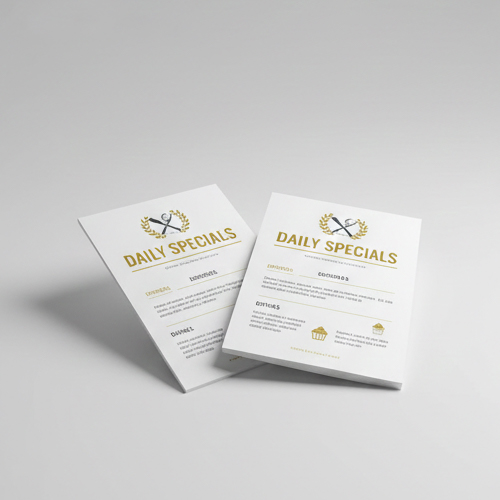 4" x 6" Table Menu Inserts - Image 3