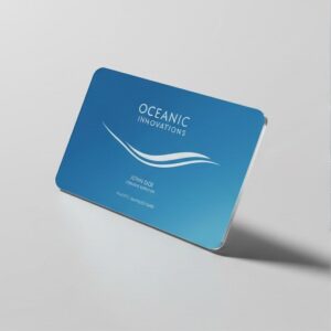 Color Plastic 20pt. Business Cards with Round Corners