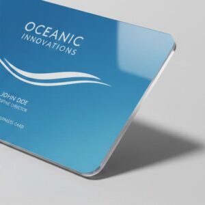 Color Plastic 20pt. Business Cards with Round Corners