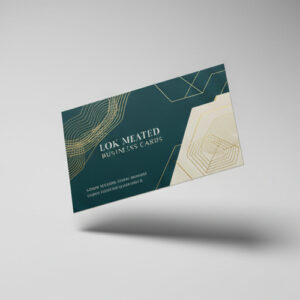 Silk Laminated Foil Business Cards 16Pt