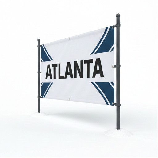 In-Ground Banner Sign 8' x 5'