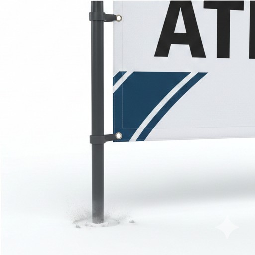 In-Ground Banner Sign 8' x 5' - Image 4